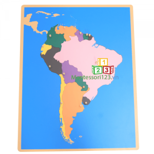 Ghép hình bản đồ Nam Mỹ - Puzzle Map of South America 4